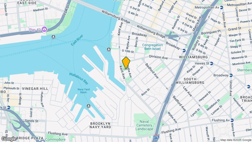 564 Wythe Ave Map and Location Details