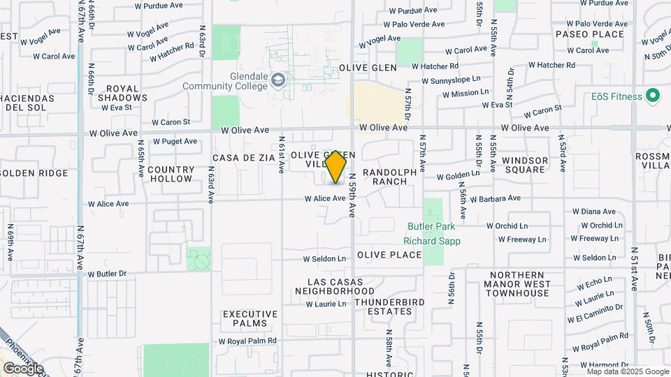 5929 W Golden Ln Map and Location Details