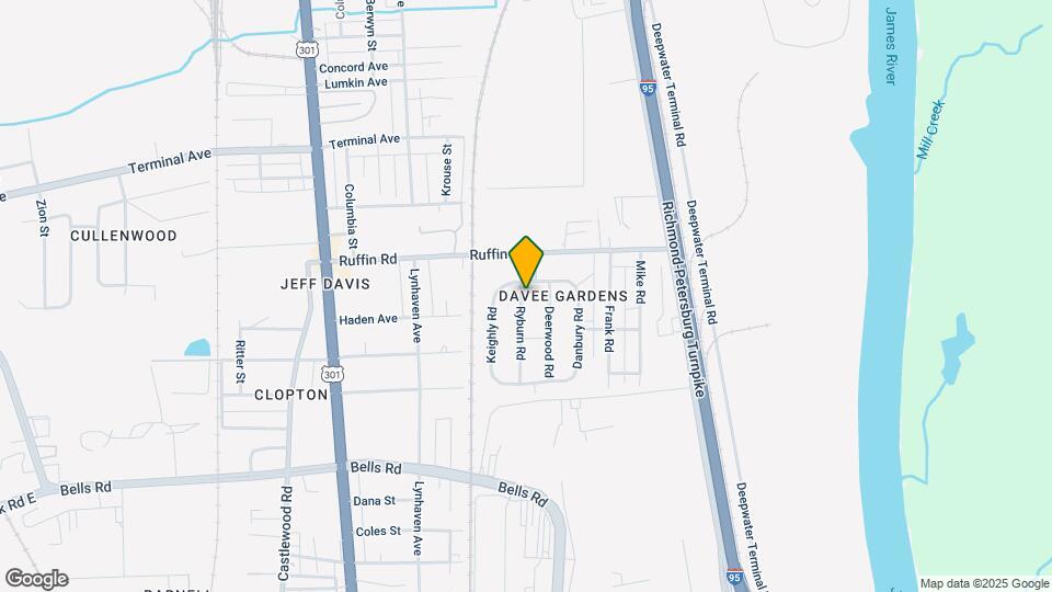 3400 Ryburn Rd Map and Location Details