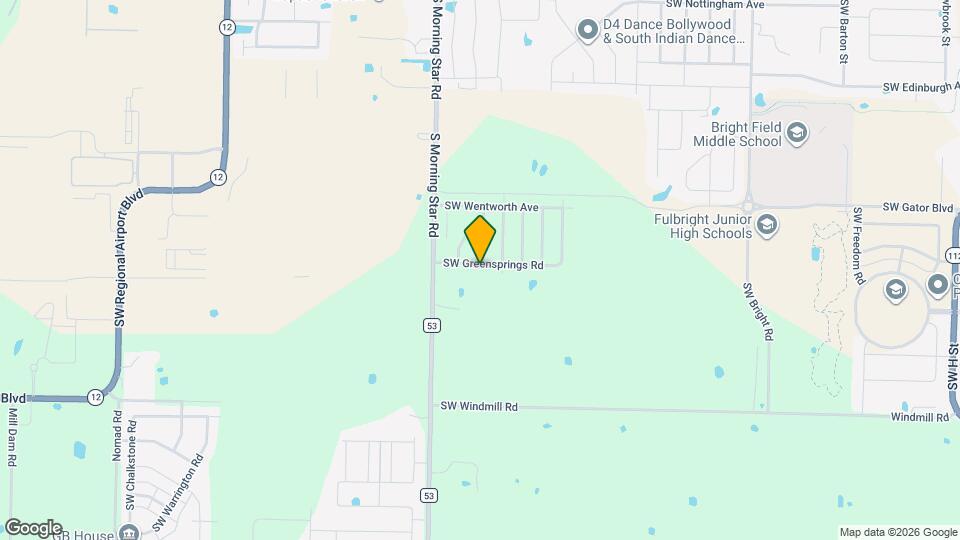 3101 SW Greensprings Rd Map and Location Details