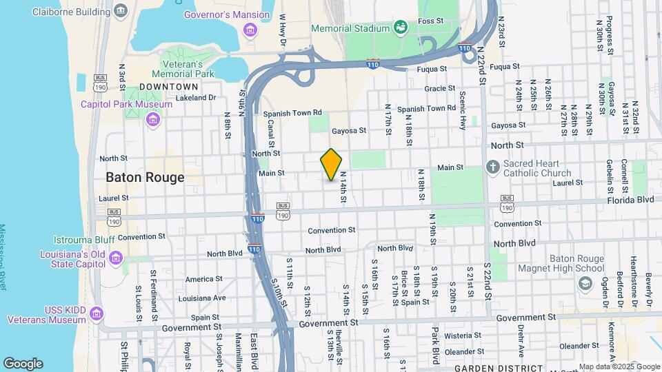 1333 Laurel St, Unit 1333 Map and Location Details