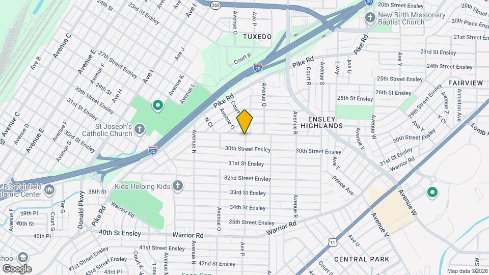 1545 29th St Map and Location Details