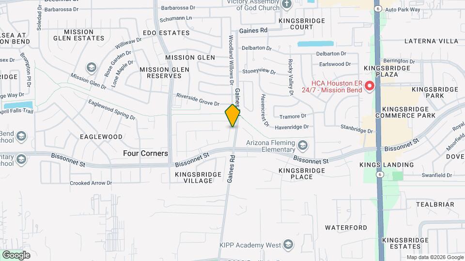 9126 Kendale Dr Map and Location Details