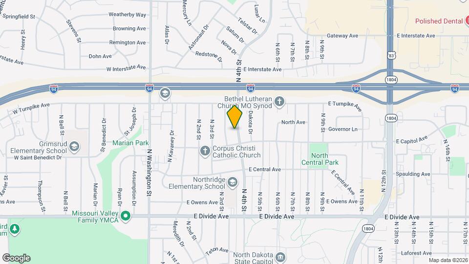 2016 N 4th St Map and Location Details