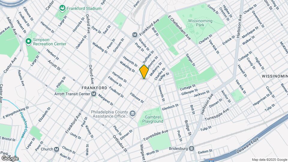 4942 Mulberry St Map and Location Details