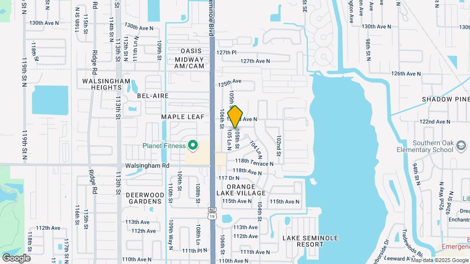 12086 105th St Mapa y Detalles de la Ubicación