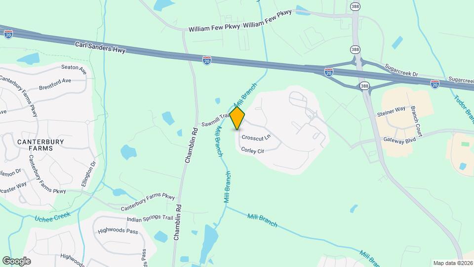 206 Corley Cir Map and Location Details