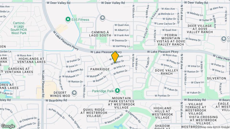 9621 W Potter Dr Map and Location Details