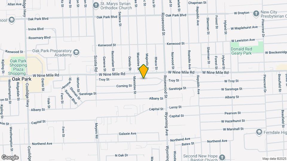 10231 Troy St Map and Location Details