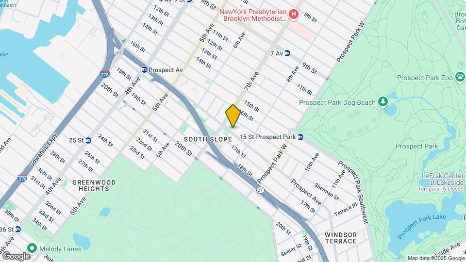 387 Prospect Ave Map and Location Details
