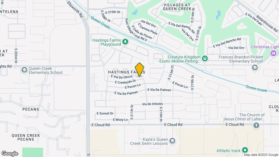21144 E Creekside Dr Mapa y Detalles de la Ubicación