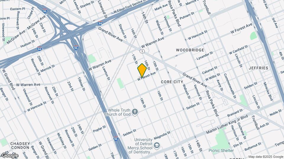 2503 W Forest Ave Map and Location Details