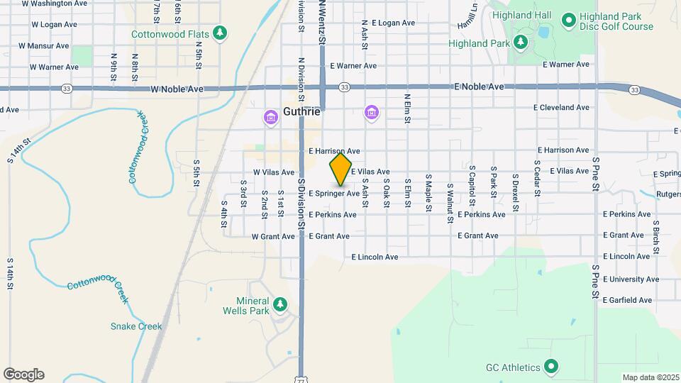 220 E Springer Ave Map and Location Details