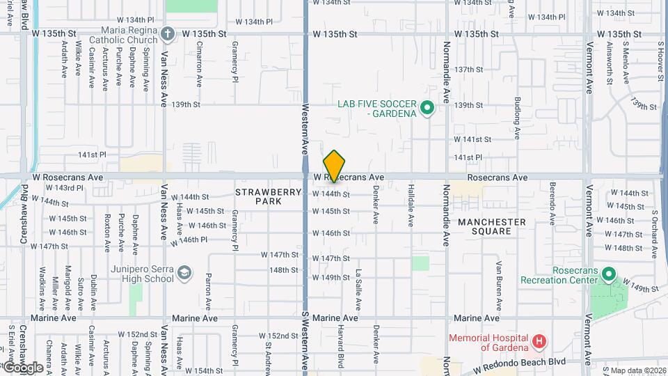 1711 W 144th St, Unit #4 Mapa y Detalles de la Ubicación