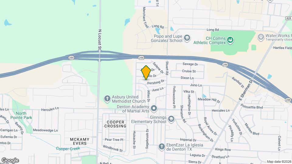 521 Pershing Dr Map and Location Details