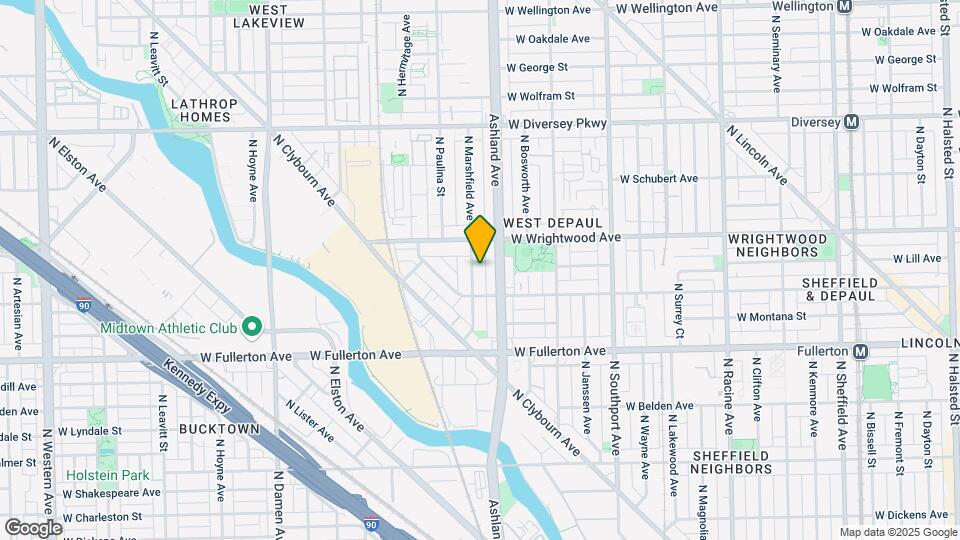 2529 N Marshfield Ave, Unit 2 Map and Location Details