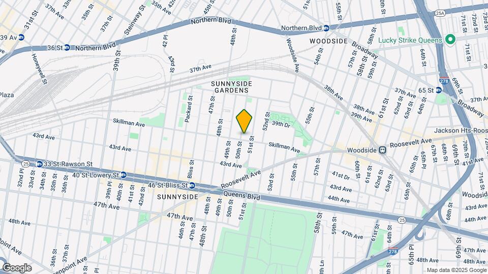39-89 50th Street Map and Location Details