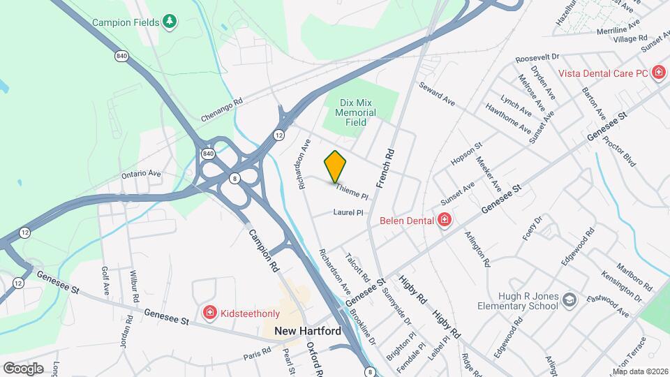 225 Thieme Pl Mapa y Detalles de la Ubicación