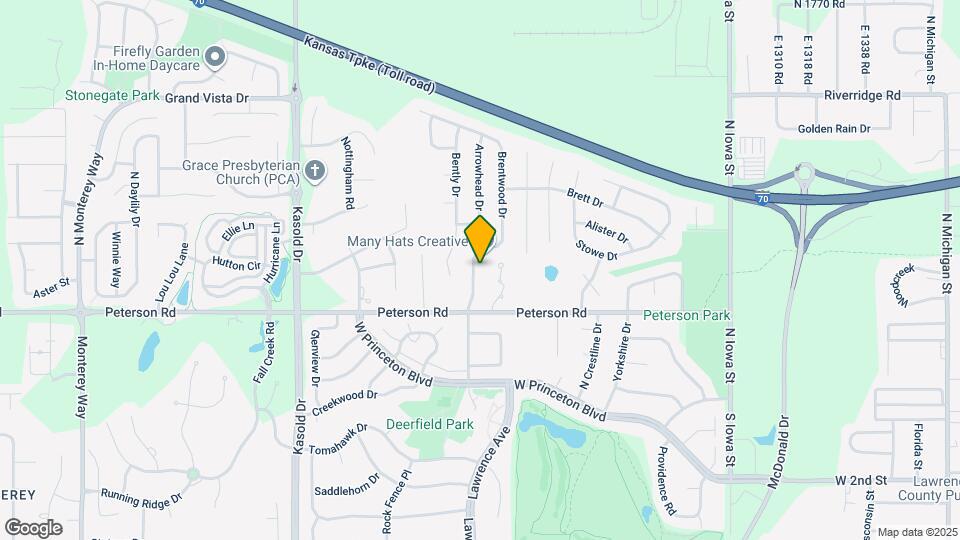 504 Arrowhead Dr Map and Location Details