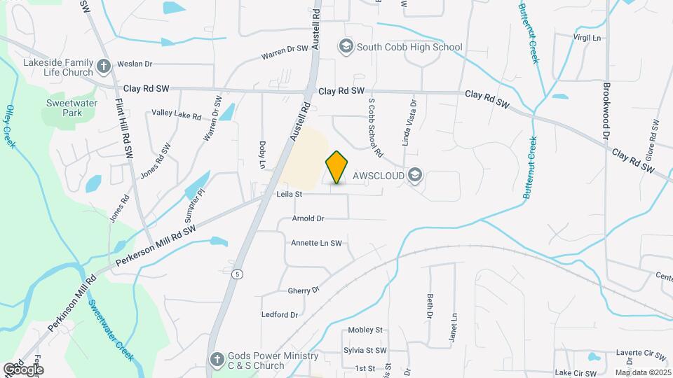 1943 Oakbluff Way SW Map and Location Details