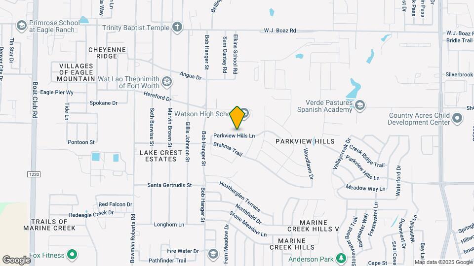 5740 Parkview Hills Ln Map and Location Details