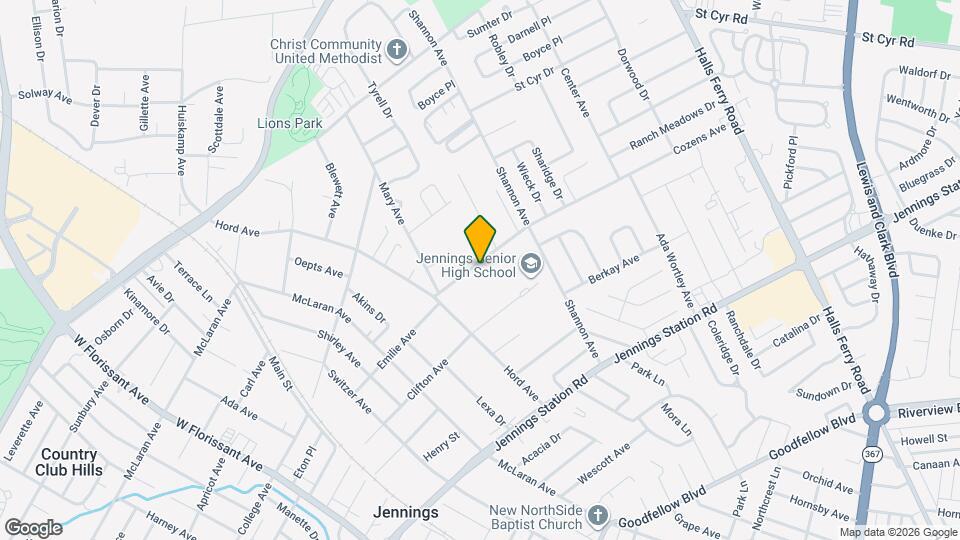 8828 Cozens Ave Map and Location Details