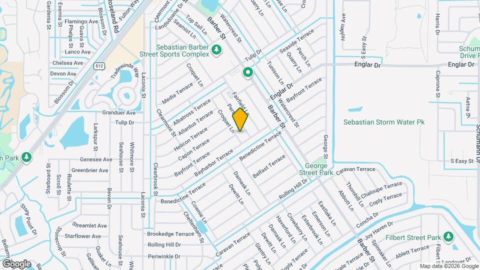 1192 Croquet Ln Map and Location Details