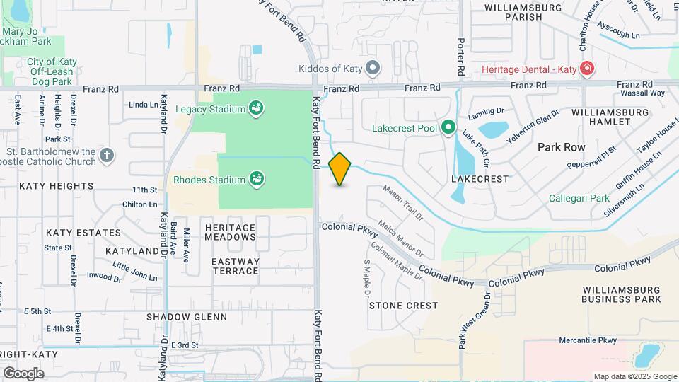 1700 Katy Fort Bend Rd Map and Location Details