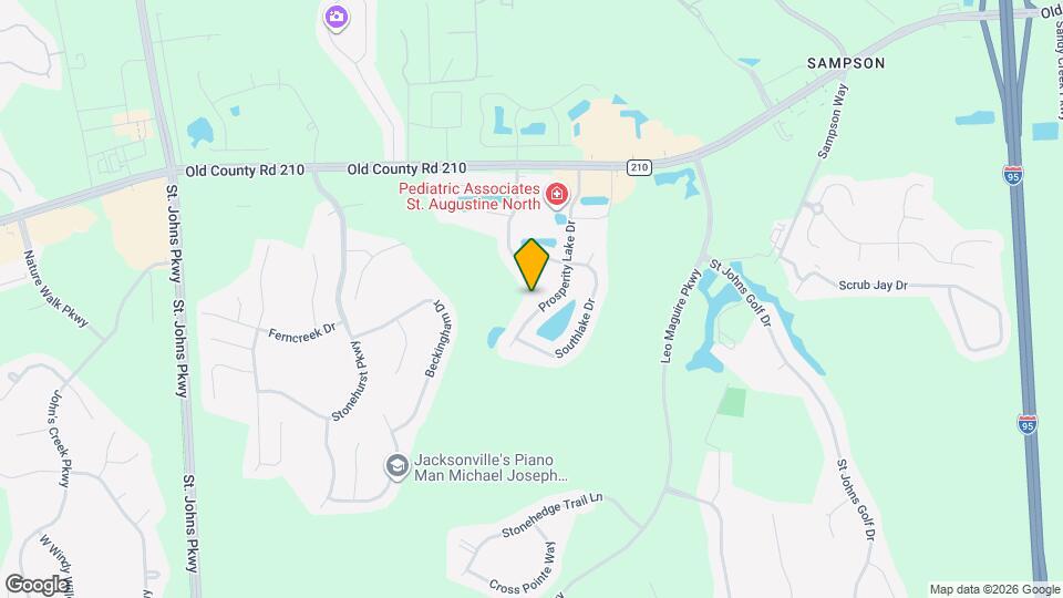 1105 Lake George Ct Mapa y Detalles de la Ubicación