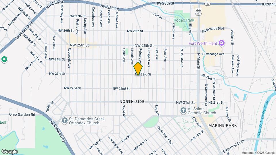 2219 Refugio Ave Map and Location Details