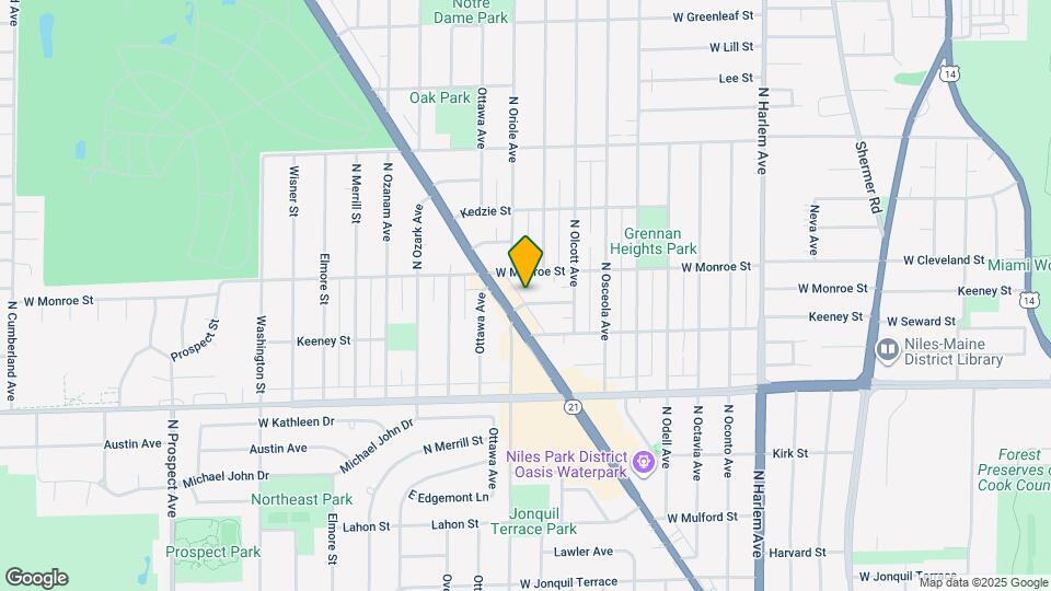 7546 W Cleveland St Map and Location Details
