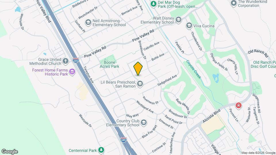 9668 Ashby Way Map and Location Details