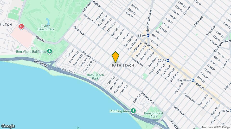 188 Bay 17th St Mapa y Detalles de la Ubicación
