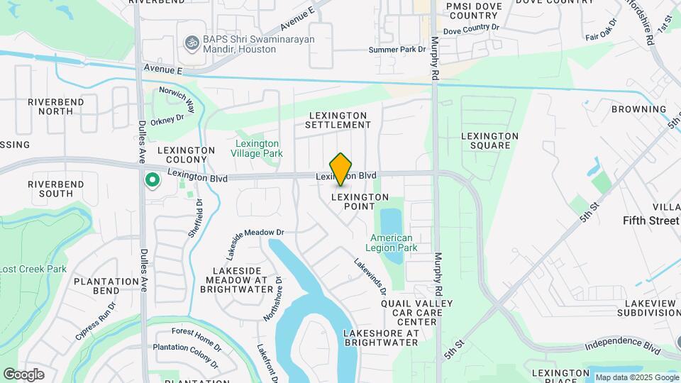 1315 Forest Hollow Dr Map and Location Details