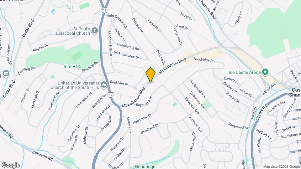 118 Mount Lebanon Blvd Mapa y Detalles de la Ubicación