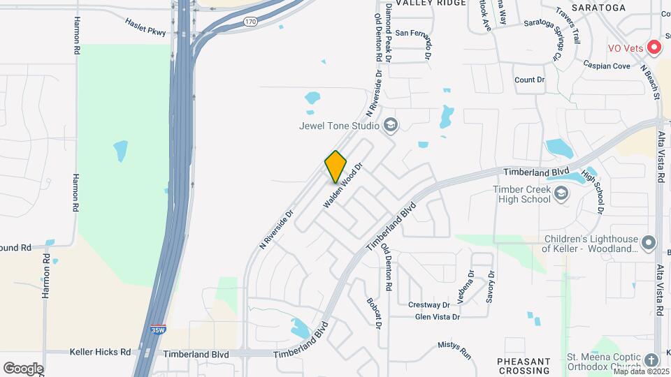 12145 Walden Wood Dr Map and Location Details