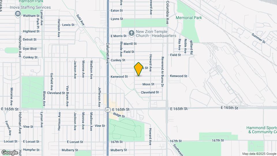 1014 Kenwood St Map and Location Details