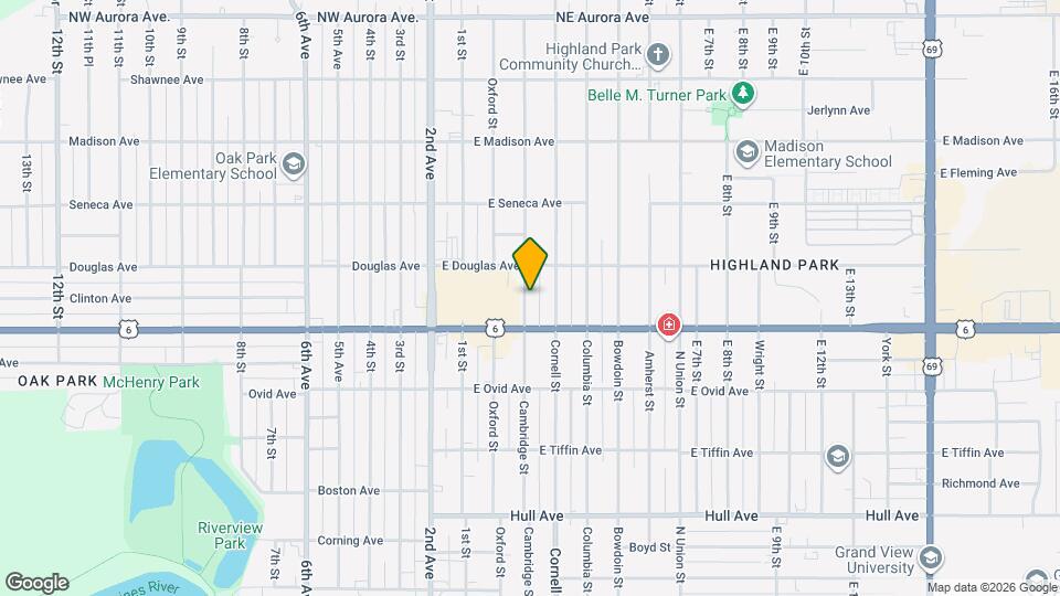 3623 Cambridge St Map and Location Details