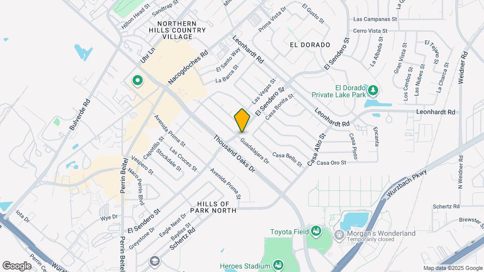 4603 Guadalajara Dr Map and Location Details