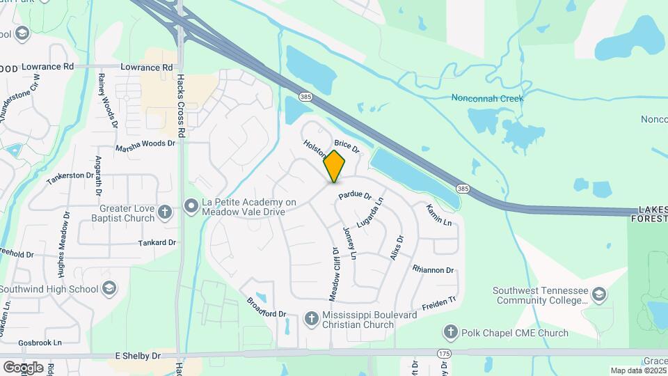 8301 Meadow Vale Dr Map and Location Details