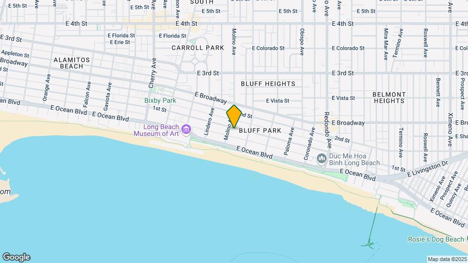 2716 E 1st St Map and Location Details