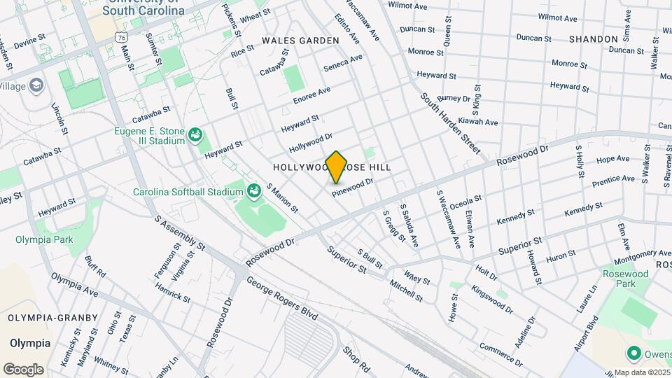 1701 Pinewood Dr Map and Location Details