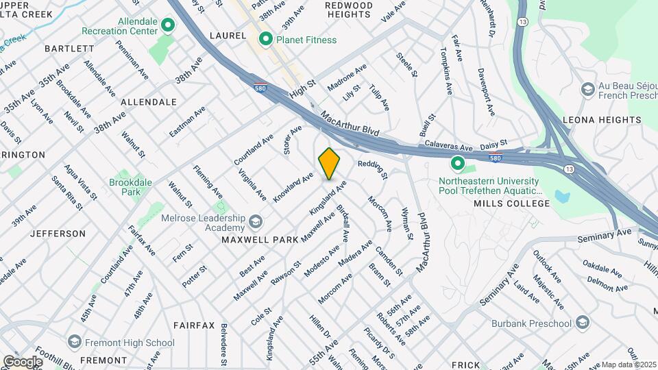 3316 Birdsall Ave Mapa y Detalles de la Ubicación