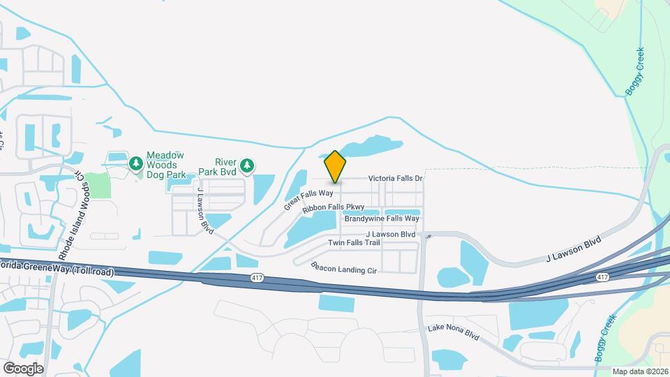 2077 Great Falls Way Map and Location Details