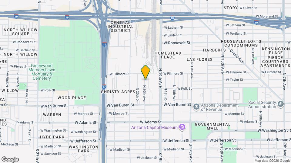 425 N 20th Ave, Unit 425 Map and Location Details