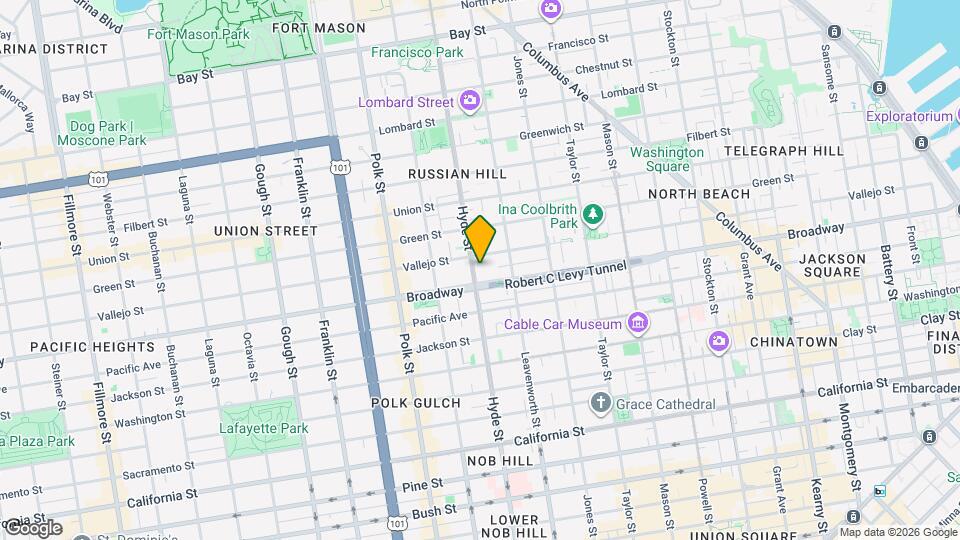 1730 Hyde St Map and Location Details