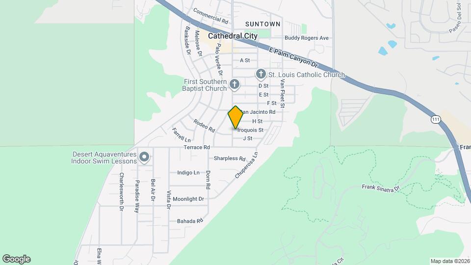 37830 Cathedral Canyon Dr Map and Location Details