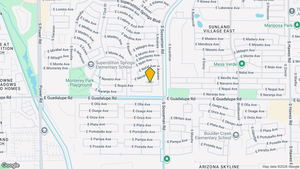 2728 S Sawyer Cir Map and Location Details