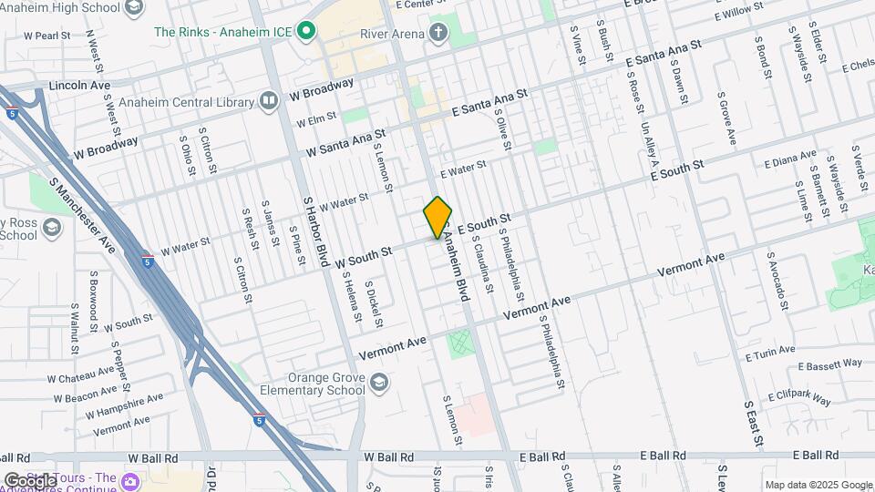 817 S Anaheim Blvd Map and Location Details