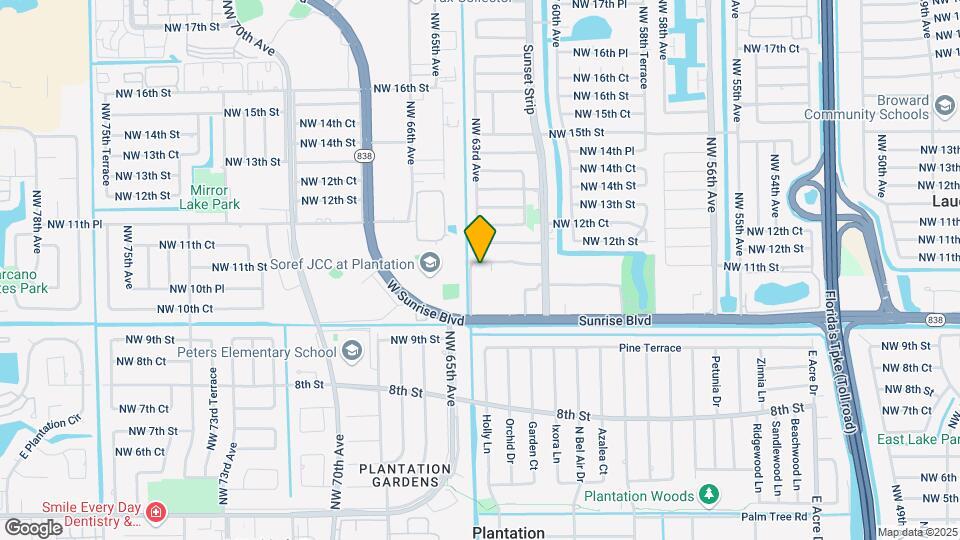 6390 NW 11th St Map and Location Details